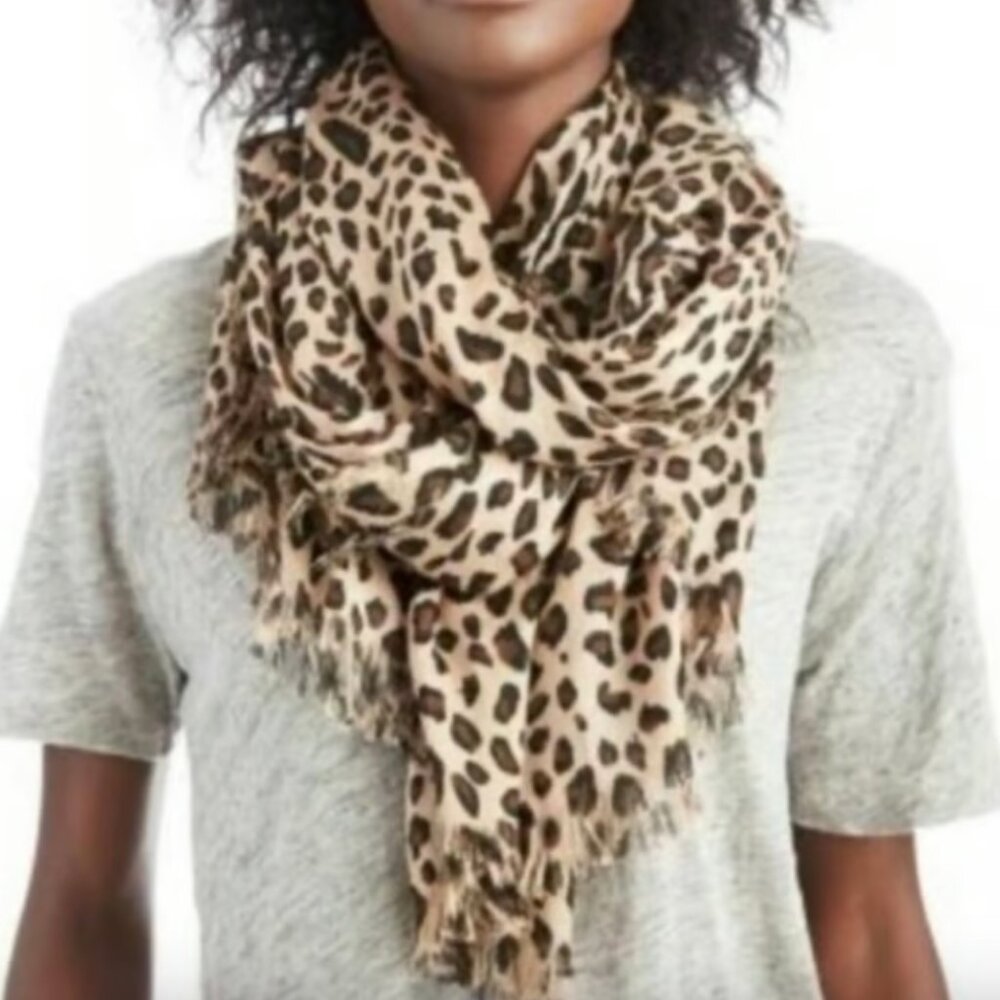 Sole Society Leopard Scarf